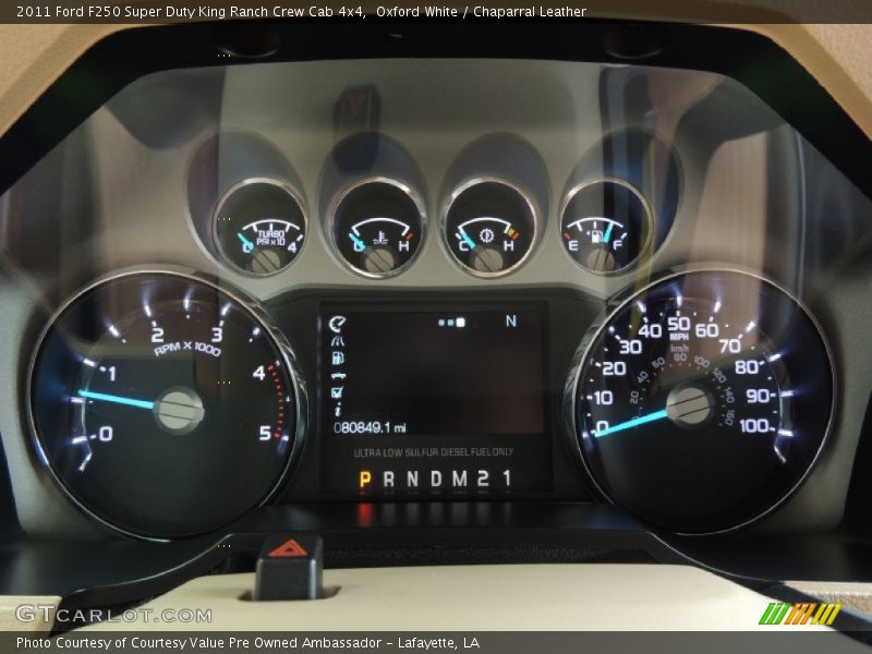 Oxford White / Chaparral Leather 2011 Ford F250 Super Duty King Ranch Crew Cab 4x4