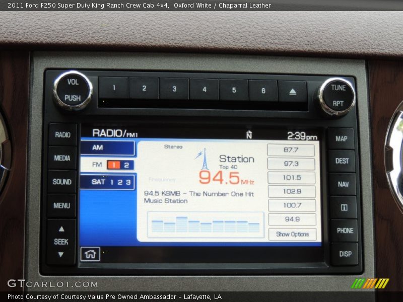 Oxford White / Chaparral Leather 2011 Ford F250 Super Duty King Ranch Crew Cab 4x4