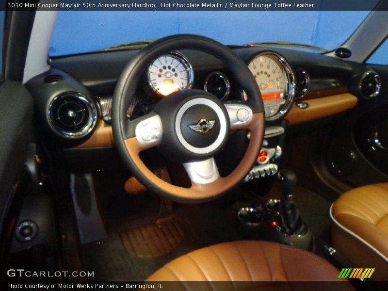 Hot Chocolate Metallic / Mayfair Lounge Toffee Leather 2010 Mini Cooper Mayfair 50th Anniversary Hardtop