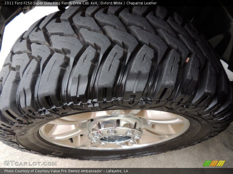 Oxford White / Chaparral Leather 2011 Ford F250 Super Duty King Ranch Crew Cab 4x4