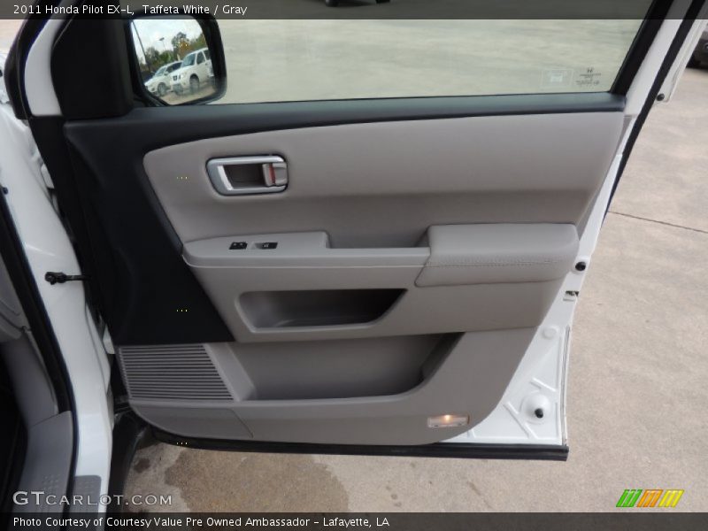 Taffeta White / Gray 2011 Honda Pilot EX-L