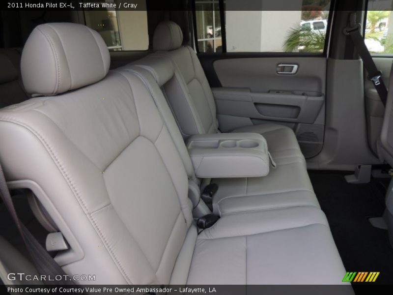 Taffeta White / Gray 2011 Honda Pilot EX-L