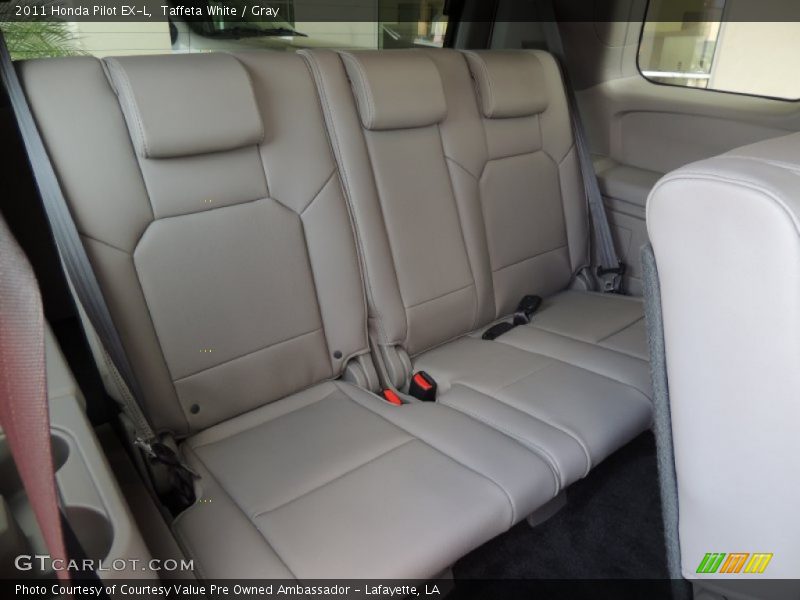 Taffeta White / Gray 2011 Honda Pilot EX-L