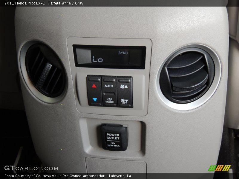 Taffeta White / Gray 2011 Honda Pilot EX-L