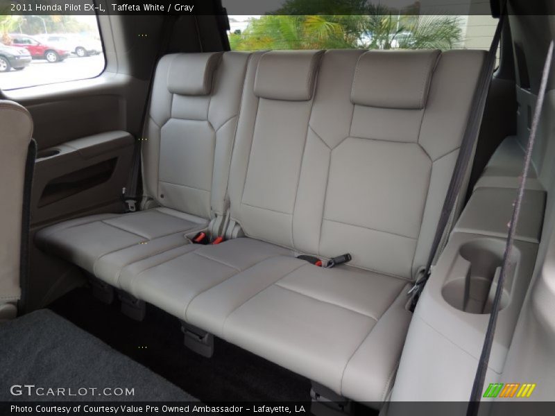 Taffeta White / Gray 2011 Honda Pilot EX-L