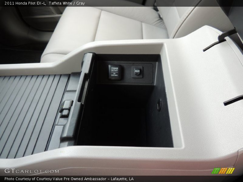 Taffeta White / Gray 2011 Honda Pilot EX-L