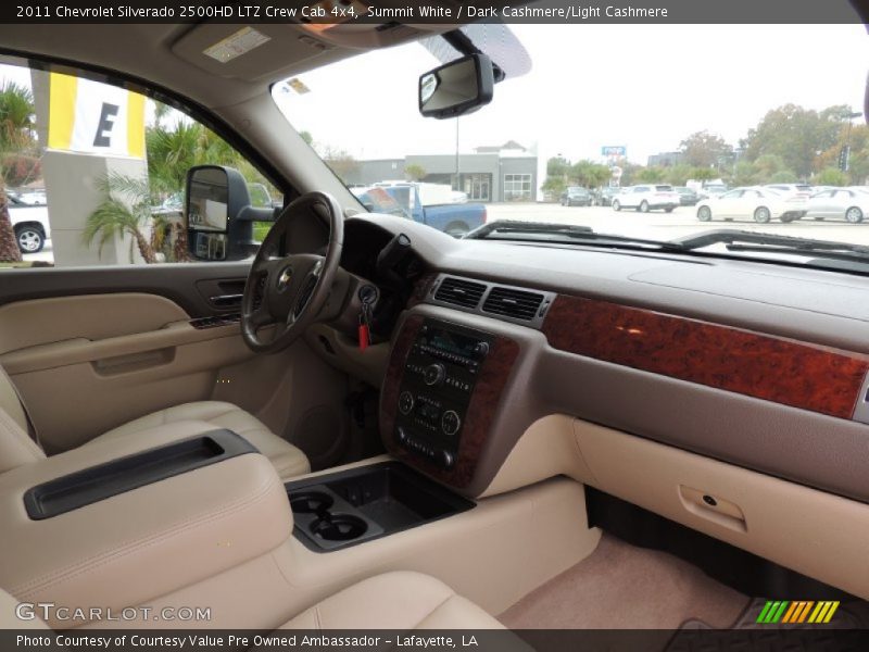 Summit White / Dark Cashmere/Light Cashmere 2011 Chevrolet Silverado 2500HD LTZ Crew Cab 4x4