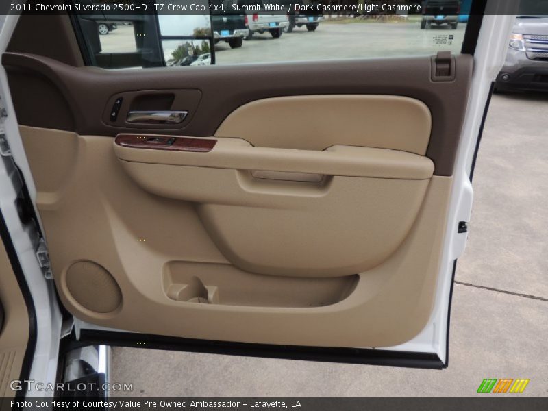 Summit White / Dark Cashmere/Light Cashmere 2011 Chevrolet Silverado 2500HD LTZ Crew Cab 4x4