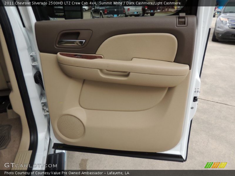 Summit White / Dark Cashmere/Light Cashmere 2011 Chevrolet Silverado 2500HD LTZ Crew Cab 4x4