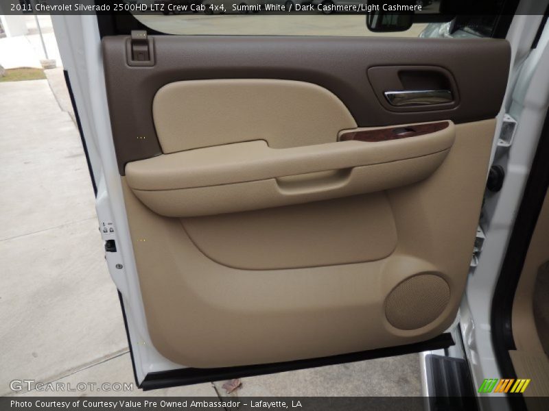 Summit White / Dark Cashmere/Light Cashmere 2011 Chevrolet Silverado 2500HD LTZ Crew Cab 4x4