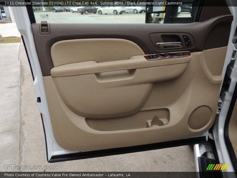 Summit White / Dark Cashmere/Light Cashmere 2011 Chevrolet Silverado 2500HD LTZ Crew Cab 4x4
