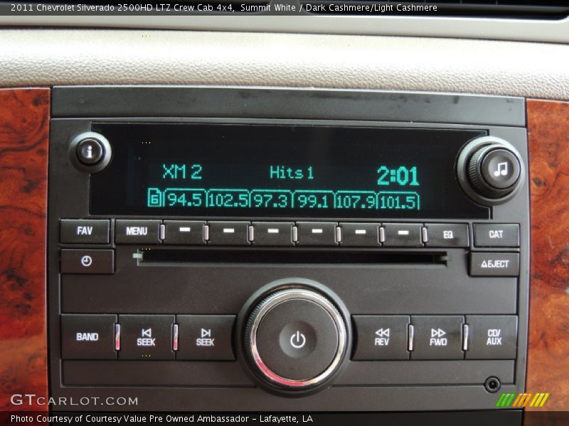 Summit White / Dark Cashmere/Light Cashmere 2011 Chevrolet Silverado 2500HD LTZ Crew Cab 4x4