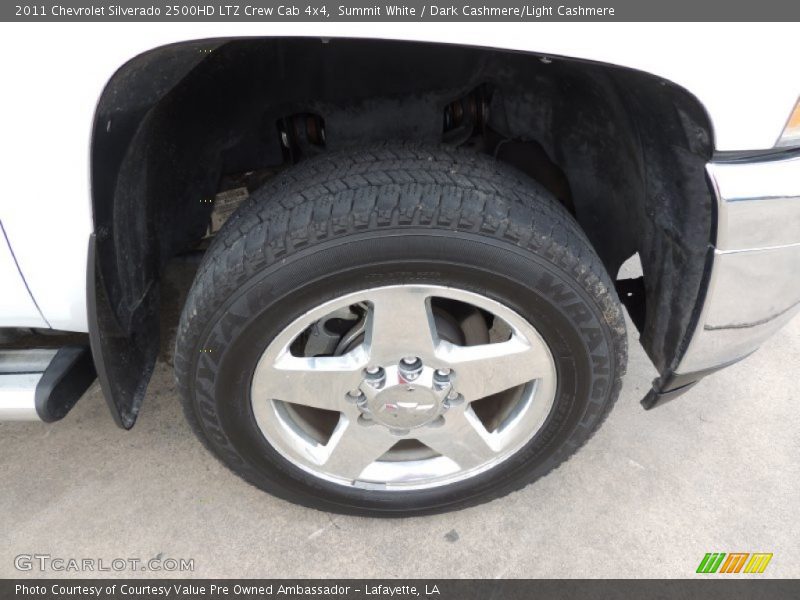 Summit White / Dark Cashmere/Light Cashmere 2011 Chevrolet Silverado 2500HD LTZ Crew Cab 4x4