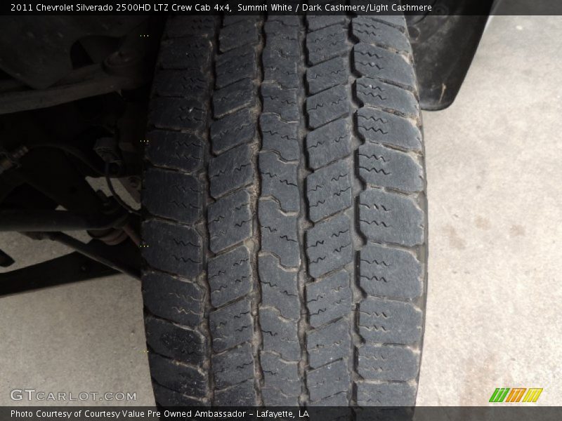 Summit White / Dark Cashmere/Light Cashmere 2011 Chevrolet Silverado 2500HD LTZ Crew Cab 4x4