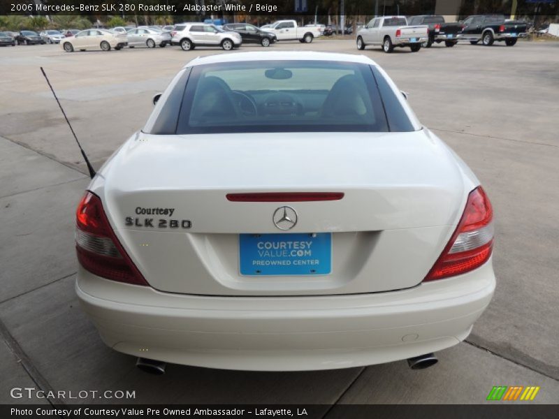 Alabaster White / Beige 2006 Mercedes-Benz SLK 280 Roadster