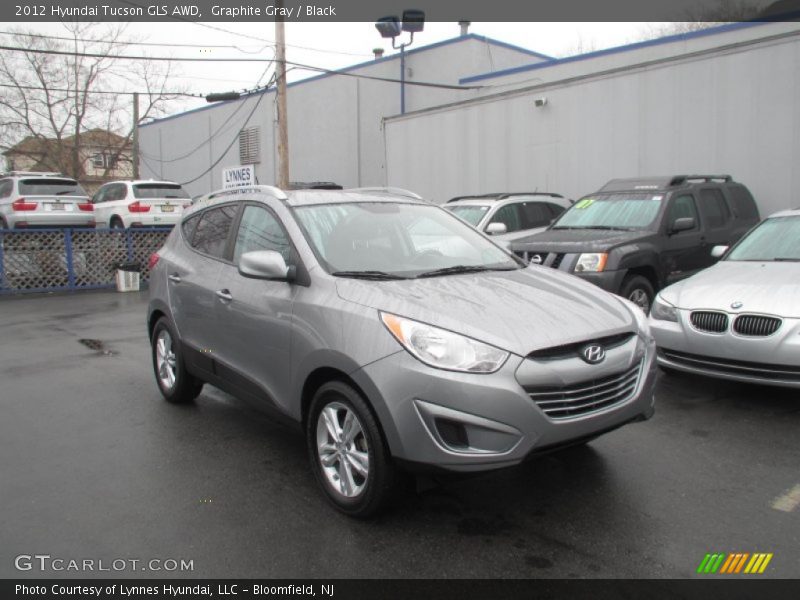 Graphite Gray / Black 2012 Hyundai Tucson GLS AWD