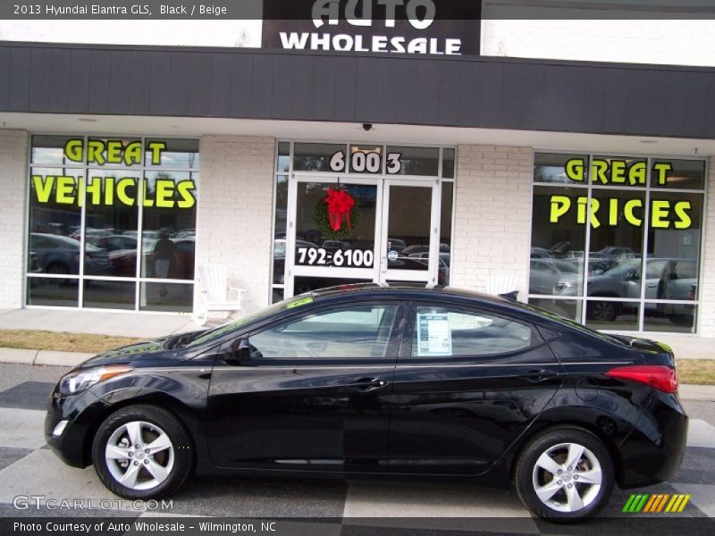 Black / Beige 2013 Hyundai Elantra GLS