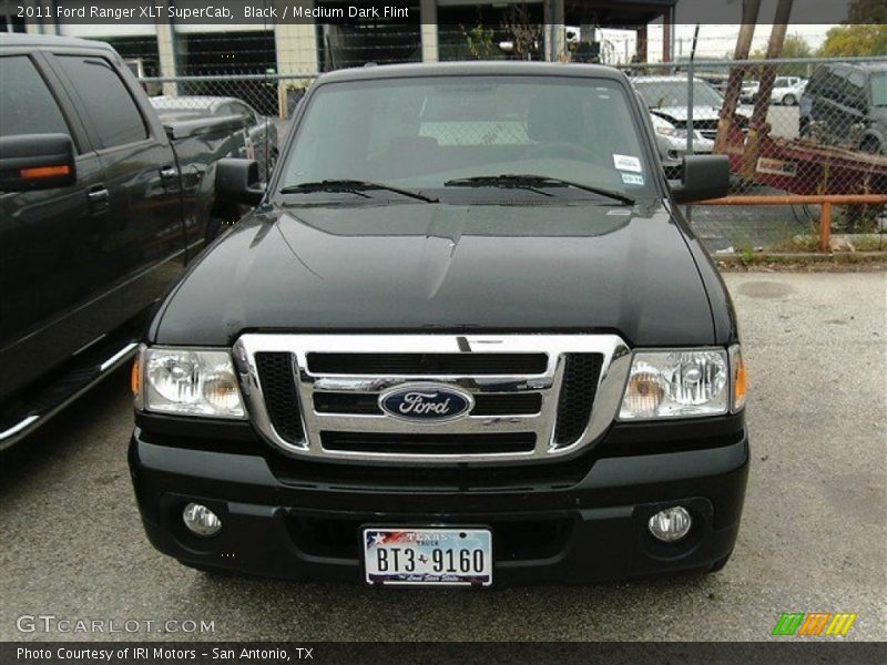 Black / Medium Dark Flint 2011 Ford Ranger XLT SuperCab