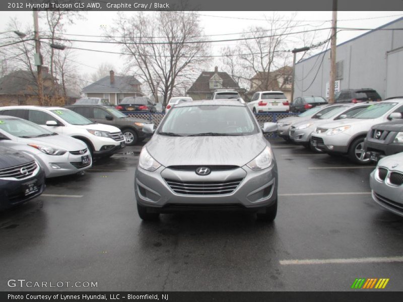 Graphite Gray / Black 2012 Hyundai Tucson GLS AWD