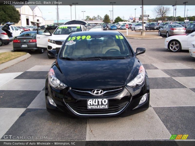 Black / Beige 2013 Hyundai Elantra GLS