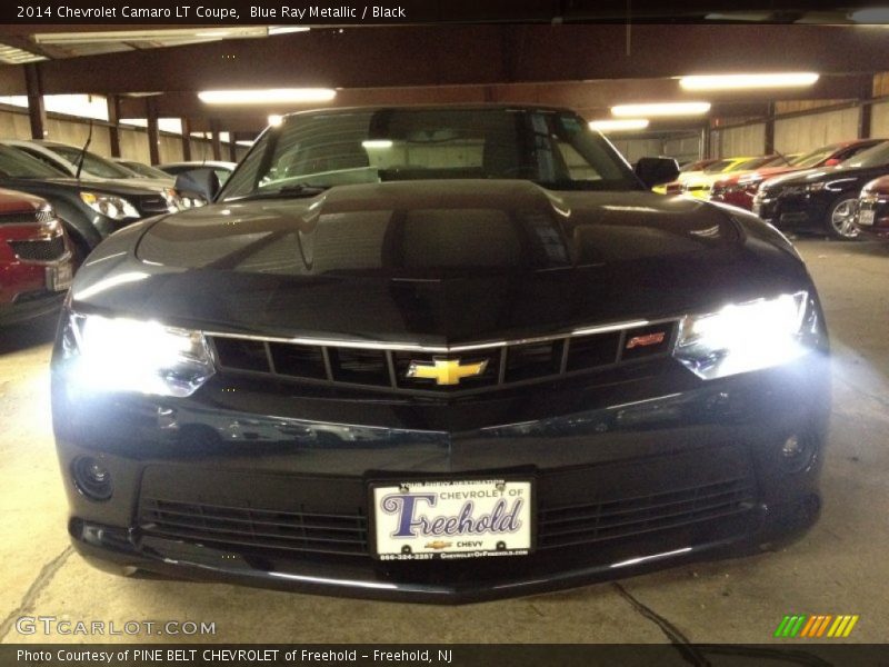 Blue Ray Metallic / Black 2014 Chevrolet Camaro LT Coupe