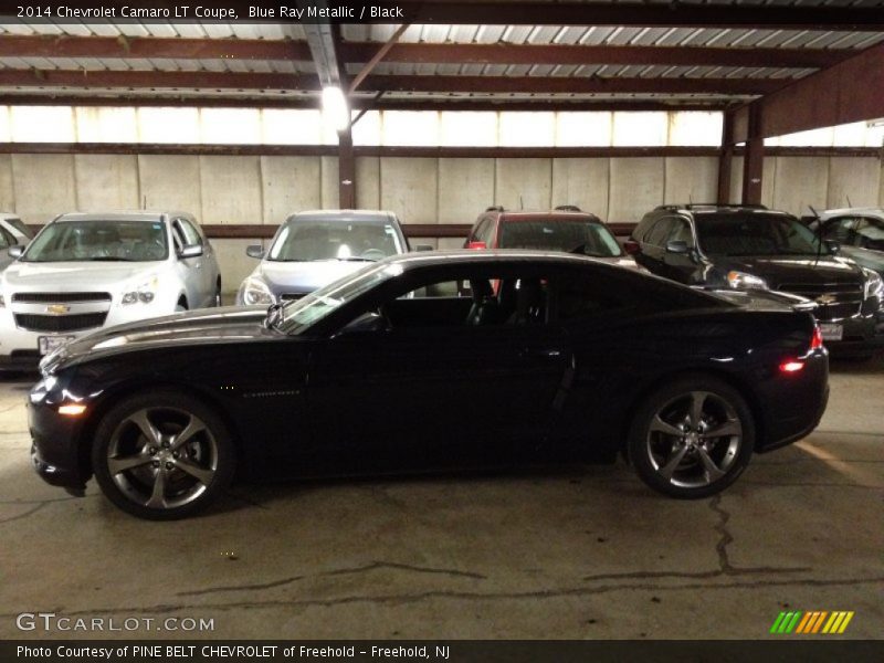 Blue Ray Metallic / Black 2014 Chevrolet Camaro LT Coupe