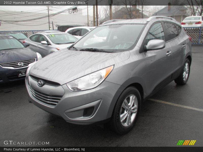 Graphite Gray / Black 2012 Hyundai Tucson GLS AWD