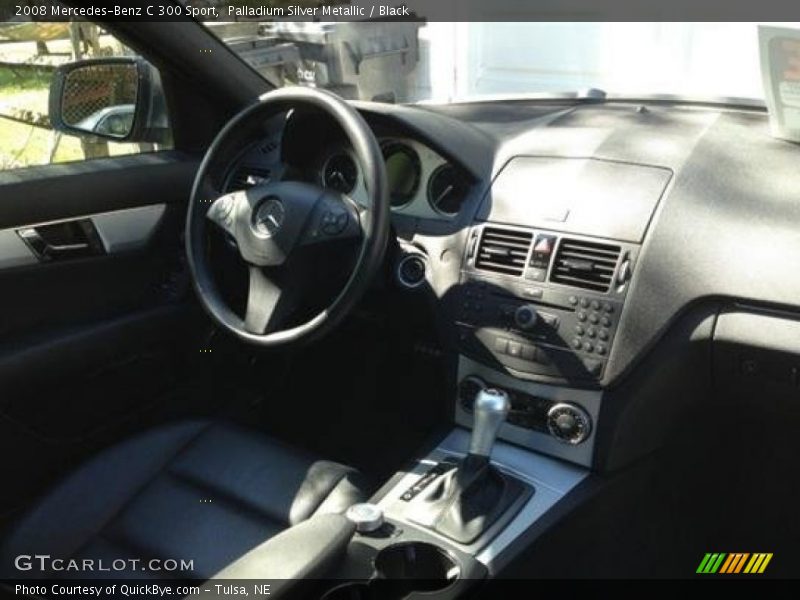 Palladium Silver Metallic / Black 2008 Mercedes-Benz C 300 Sport