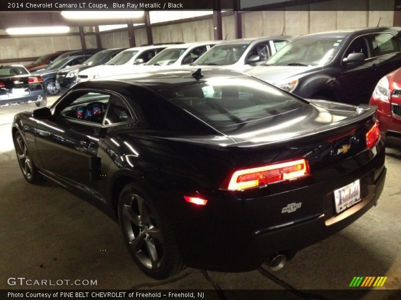 Blue Ray Metallic / Black 2014 Chevrolet Camaro LT Coupe