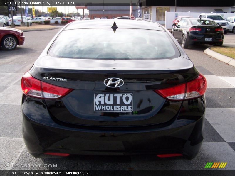 Black / Beige 2013 Hyundai Elantra GLS