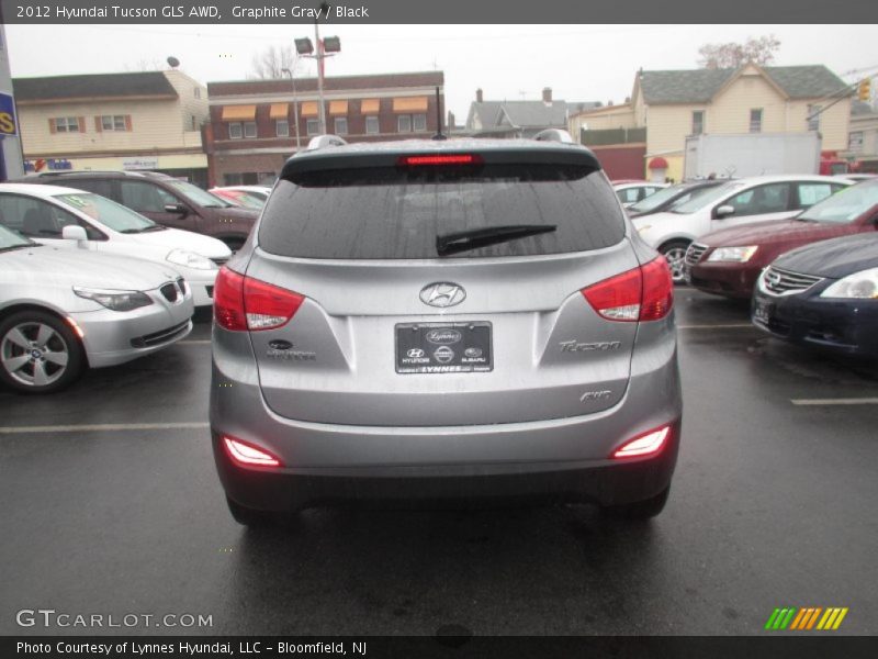 Graphite Gray / Black 2012 Hyundai Tucson GLS AWD