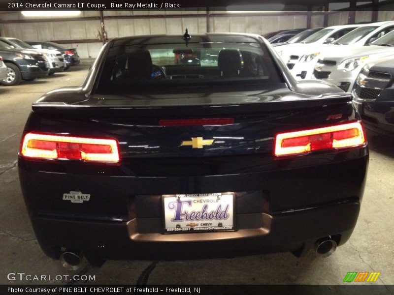 Blue Ray Metallic / Black 2014 Chevrolet Camaro LT Coupe