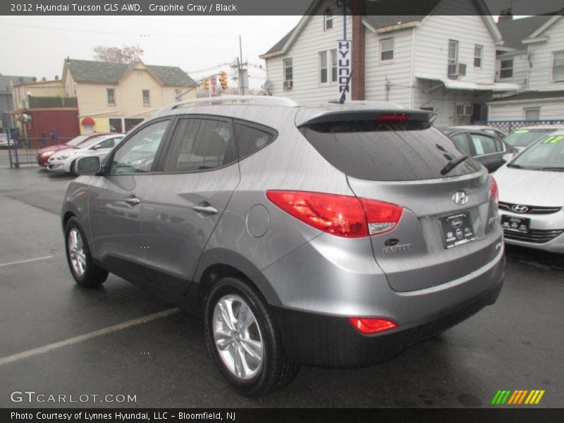 Graphite Gray / Black 2012 Hyundai Tucson GLS AWD