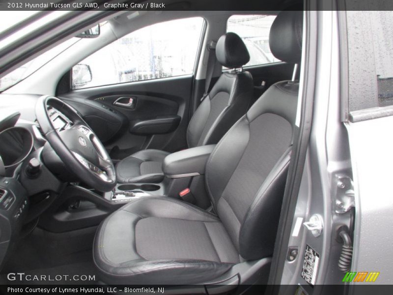 Graphite Gray / Black 2012 Hyundai Tucson GLS AWD