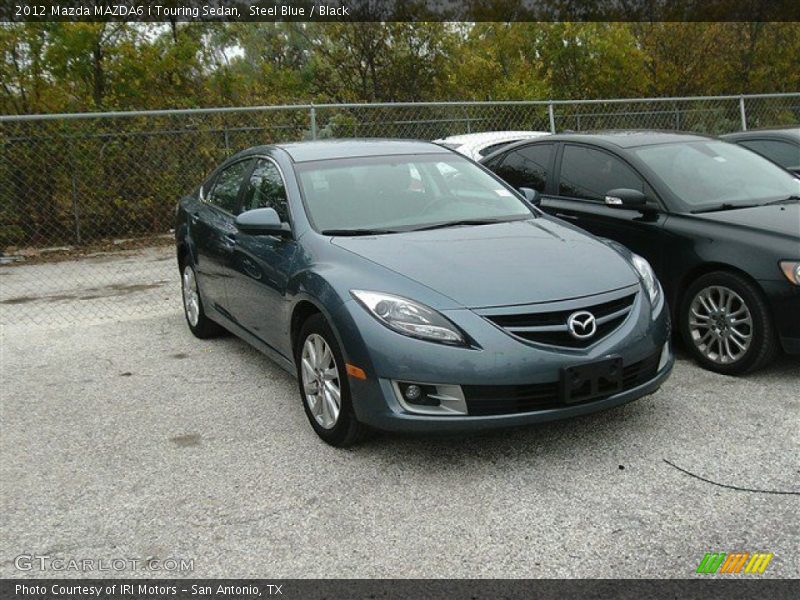 Steel Blue / Black 2012 Mazda MAZDA6 i Touring Sedan