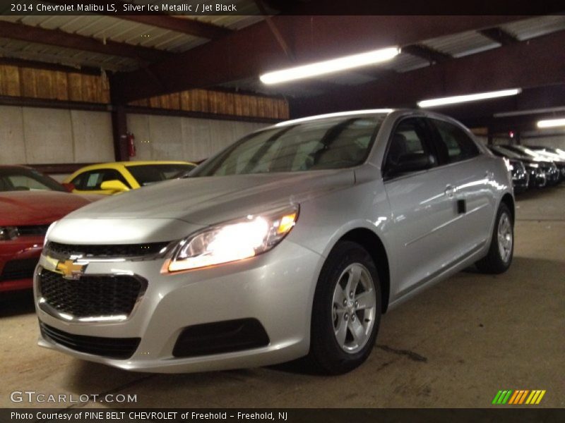 Silver Ice Metallic / Jet Black 2014 Chevrolet Malibu LS