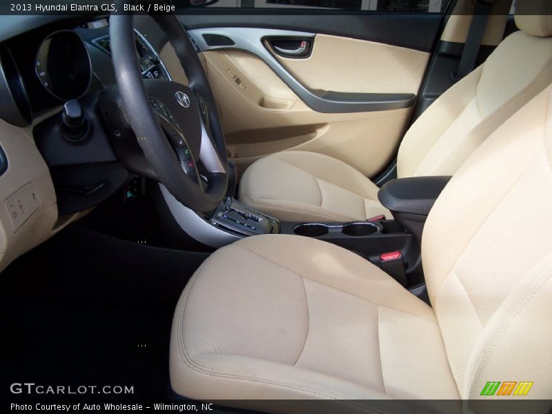 Black / Beige 2013 Hyundai Elantra GLS