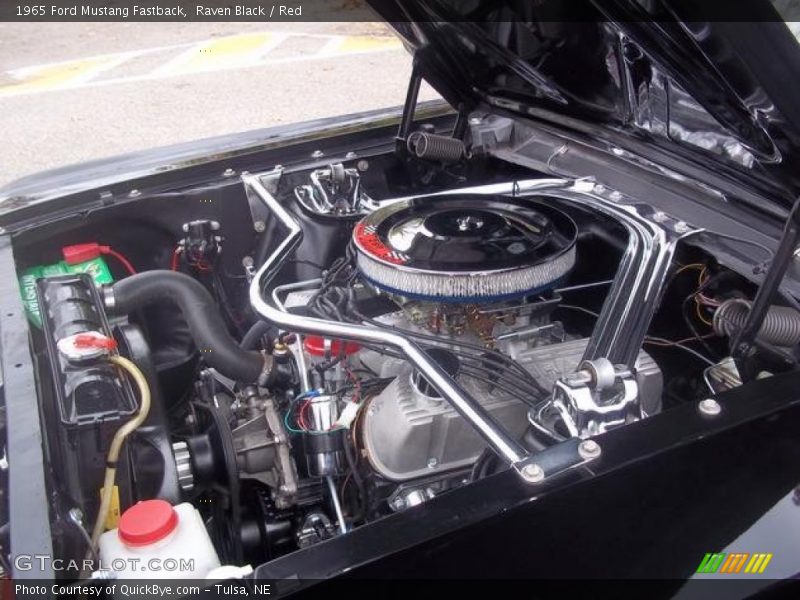 Raven Black / Red 1965 Ford Mustang Fastback
