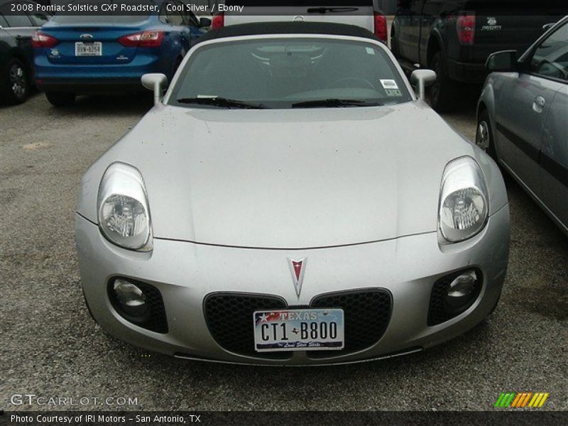Cool Silver / Ebony 2008 Pontiac Solstice GXP Roadster