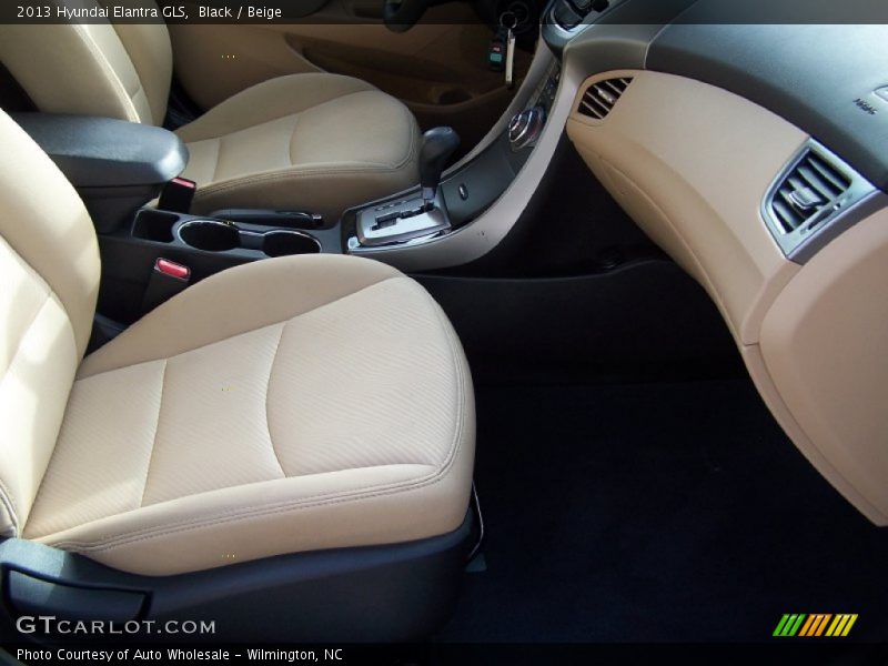 Black / Beige 2013 Hyundai Elantra GLS