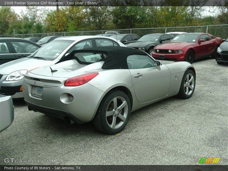 Cool Silver / Ebony 2008 Pontiac Solstice GXP Roadster