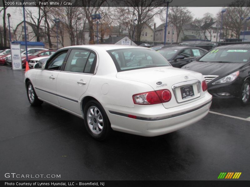 Pearl White / Gray 2006 Kia Amanti