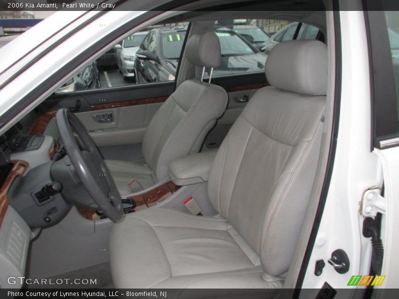 Pearl White / Gray 2006 Kia Amanti