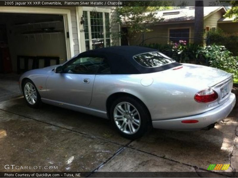  2005 XK XKR Convertible Platinum Silver Metallic
