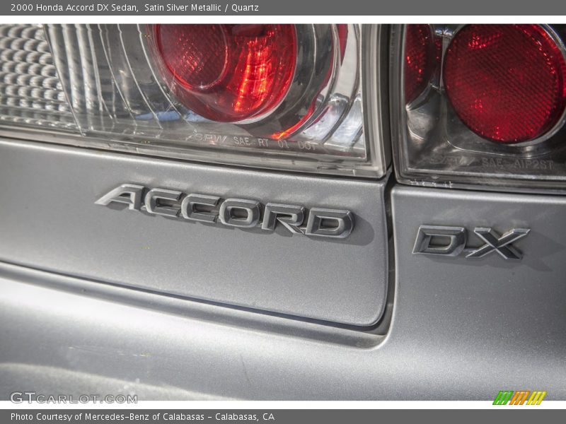 Satin Silver Metallic / Quartz 2000 Honda Accord DX Sedan