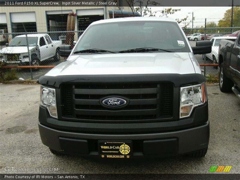 Ingot Silver Metallic / Steel Gray 2011 Ford F150 XL SuperCrew
