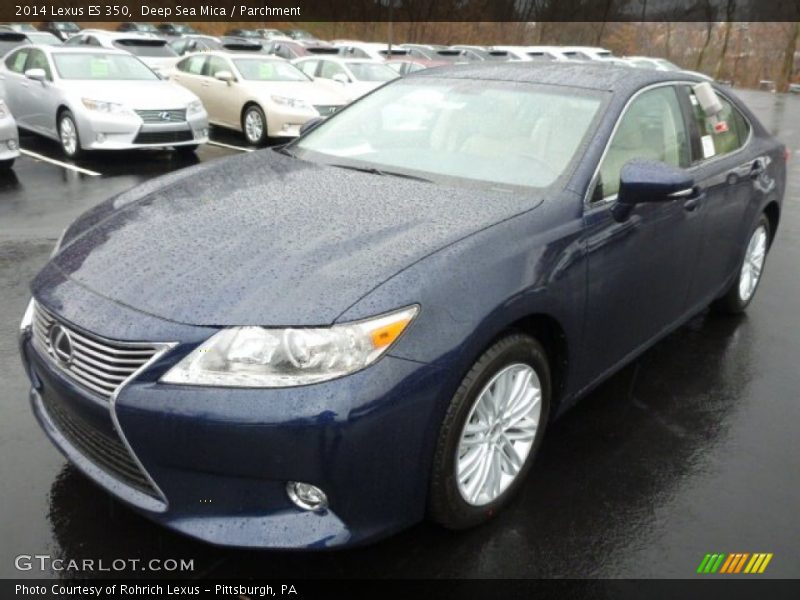 Deep Sea Mica / Parchment 2014 Lexus ES 350