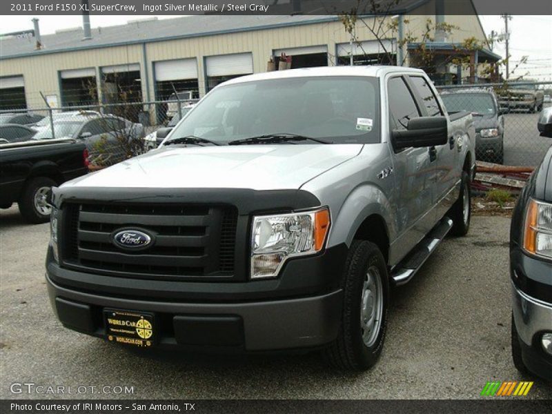 Ingot Silver Metallic / Steel Gray 2011 Ford F150 XL SuperCrew