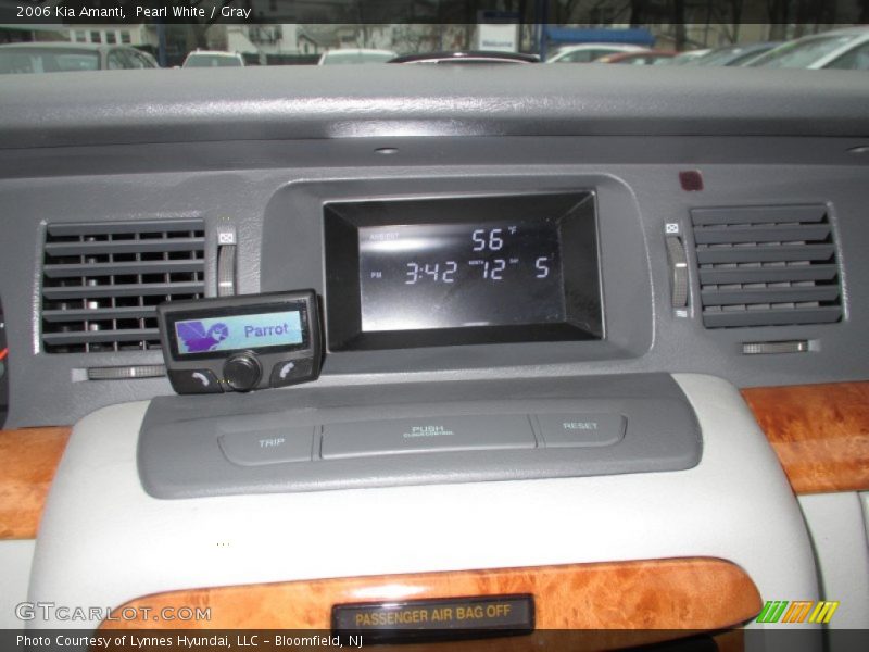 Pearl White / Gray 2006 Kia Amanti