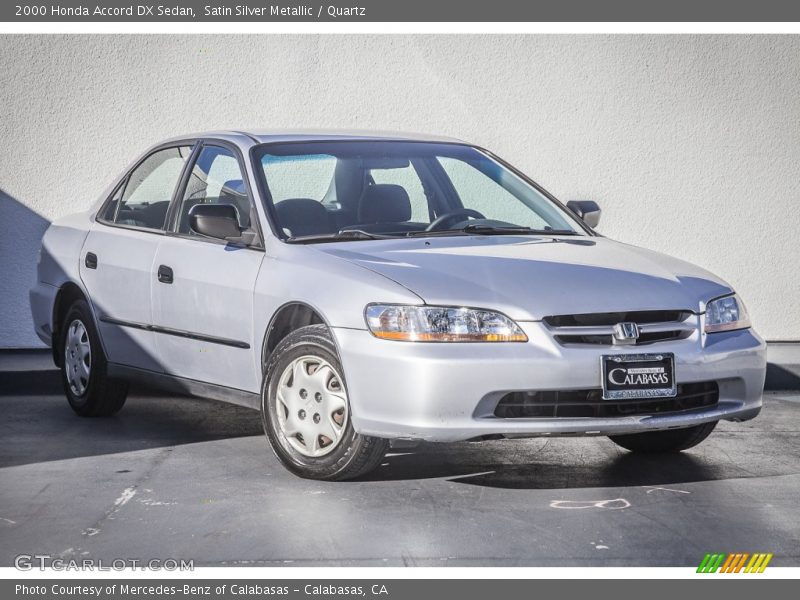 Satin Silver Metallic / Quartz 2000 Honda Accord DX Sedan